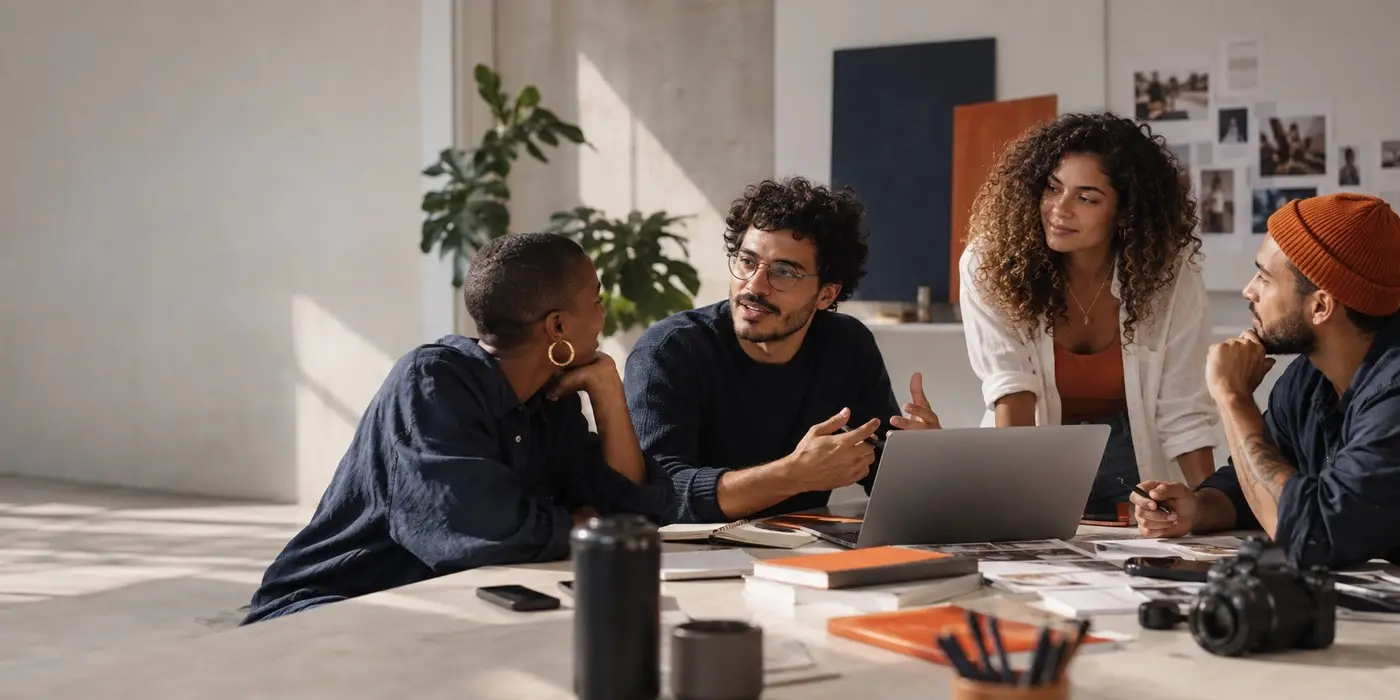 Equipe em reunião